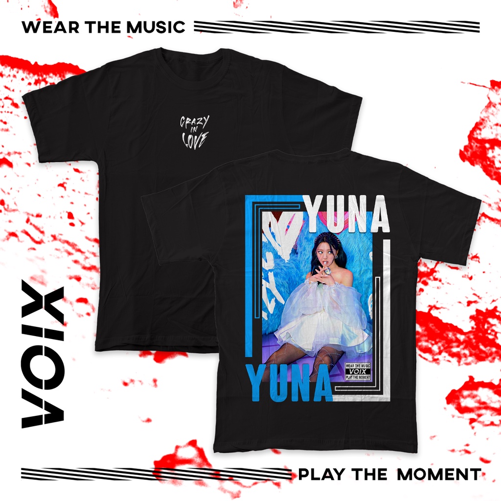 Kaos Kpop ITZY "Crazy In Love" Tee - Yeji Lia Ryujin Chaeryeong Yuna