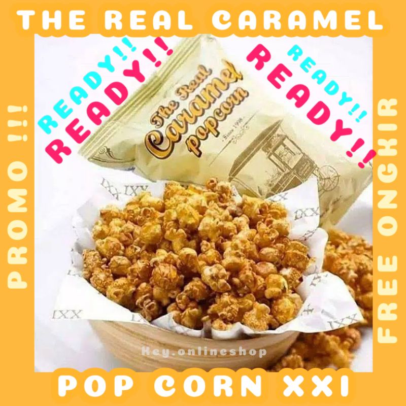 Popcorn XXI  The Real Caramel Popcorn XXI Cookies & Cream The Real Caramel pop corn cookies and crea