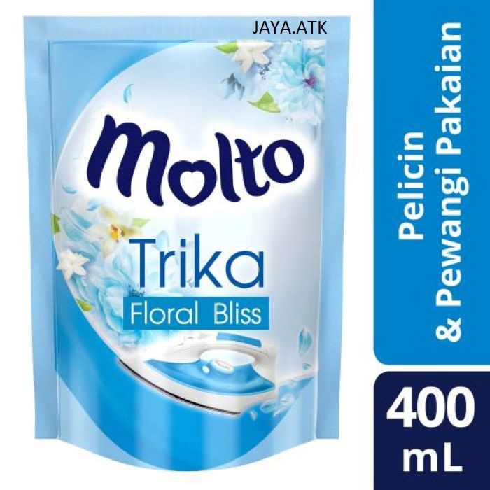 PELICIN PEWANGI PAKAIAN MOLTO TRIKA 400 ML REFILL ISI ULANG MOLTO PEWANGI