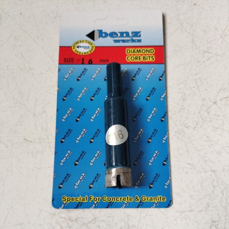 BENZ diamond core bit 16mm / BENZ mata bor granit 16mm