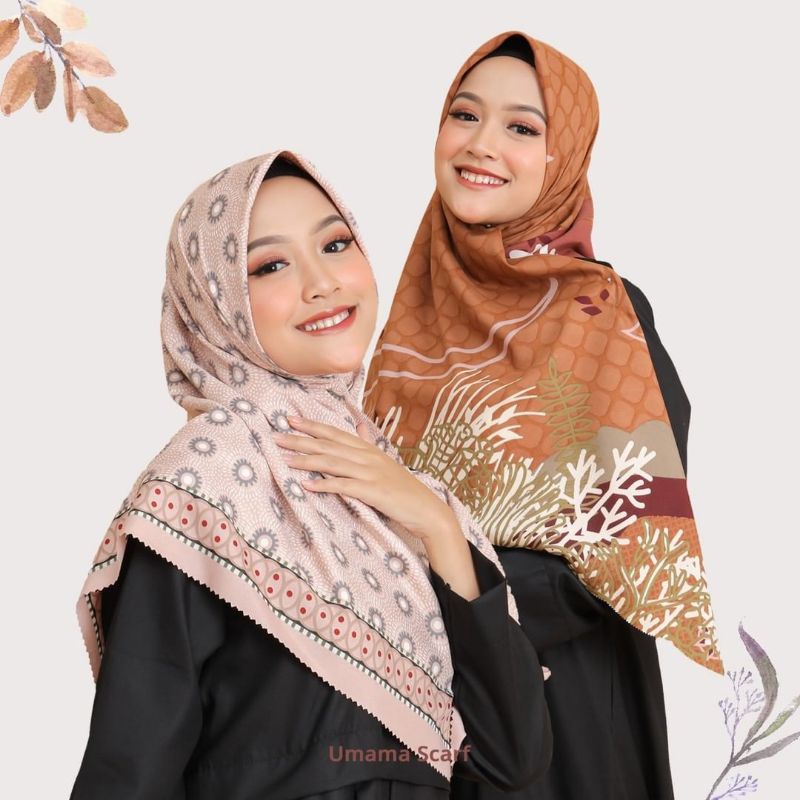 VOAL MOTIF | Voal Ultimate Motif by Umama | Jilbab Voal Motif Umama | Hijab segi empat motif