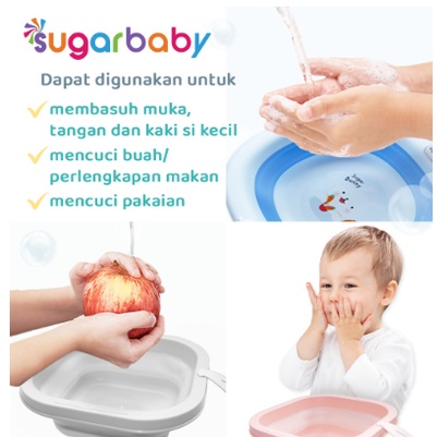 SugarBaby NEW Foldable Basin / Baskom Lipat / Ember Lipat Multifungsi Sugar Baby bak mandi baskom mandi bayu ember bayi baskom premium BASIN SUGARBABY