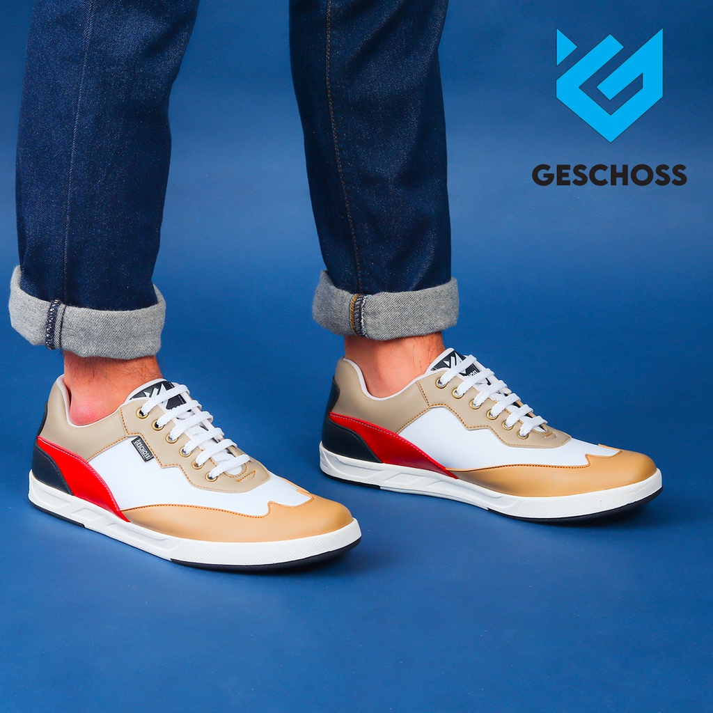 GS-7803 Sneakers Terbaru Sepatu Pria Santai 39-43 GESCHOSS OFFICIAL Sepatu KASUAL Pria Bisa COD