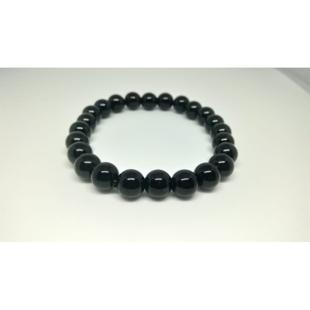 Gelang Batu Black Onyx