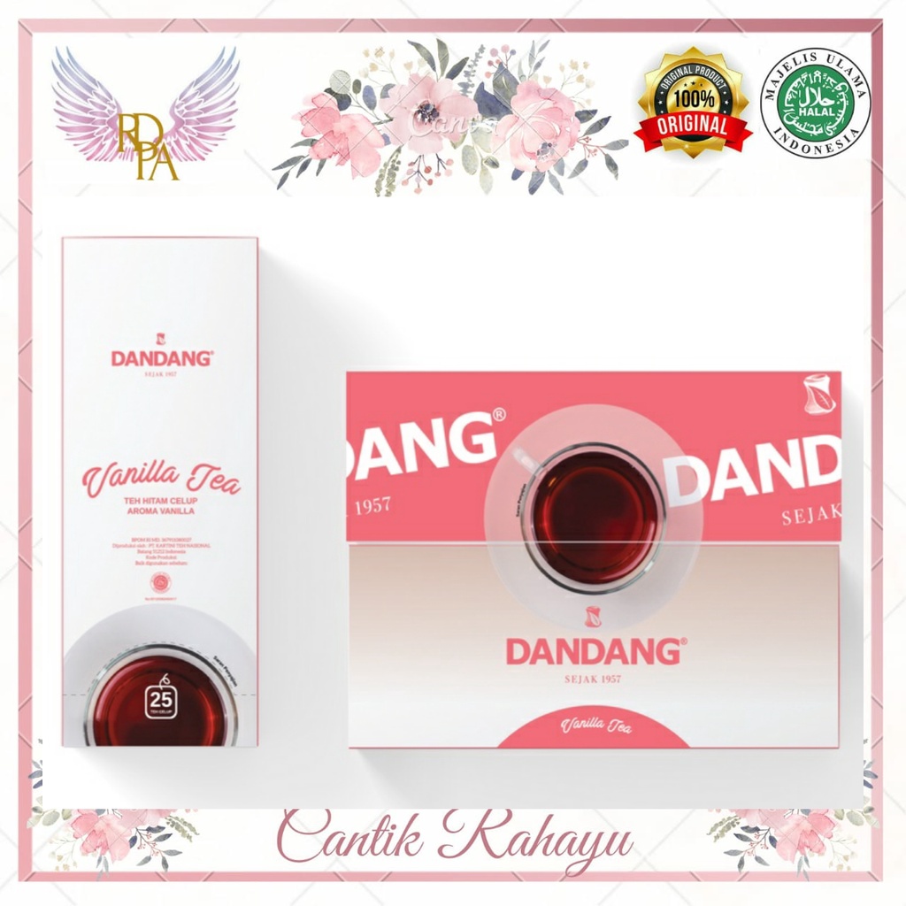 

Teh Dandang Vanila Tea 25s. Teh Dandang Celup.