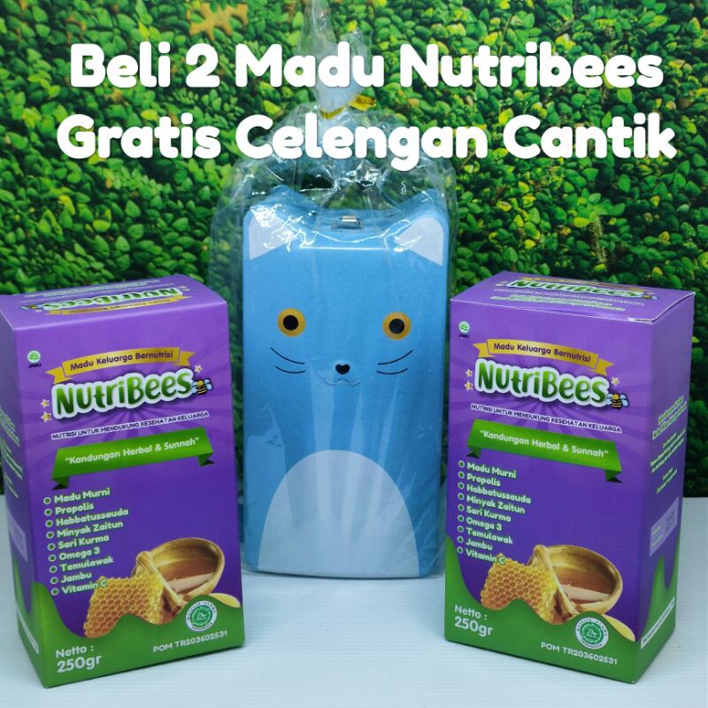 

Madu Nutribees Beli 2 Gratis Celengan Cantik