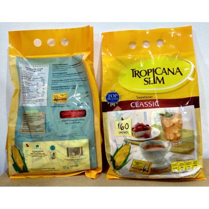 

Gula Tropicana Slim Classic isi 160 PROMO