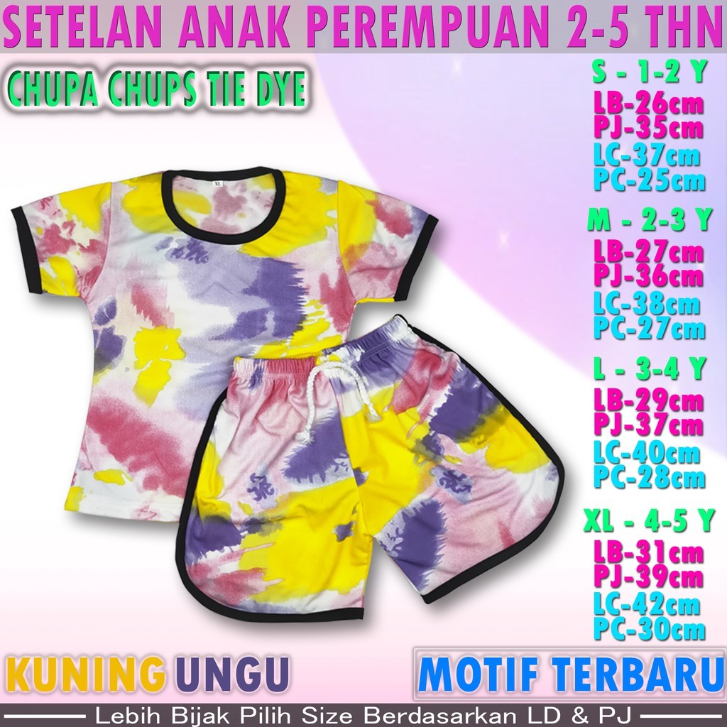 SETERAN ANAK CHUPA TIE DYE 2-5 TAHUN