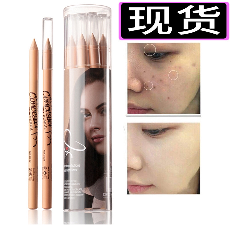 Menow P137 Concealer Pen Bahan Kayu Untuk Menutupi Jerawat Bintik Lingkaran Hitam Kelopak Mata Shopee Indonesia