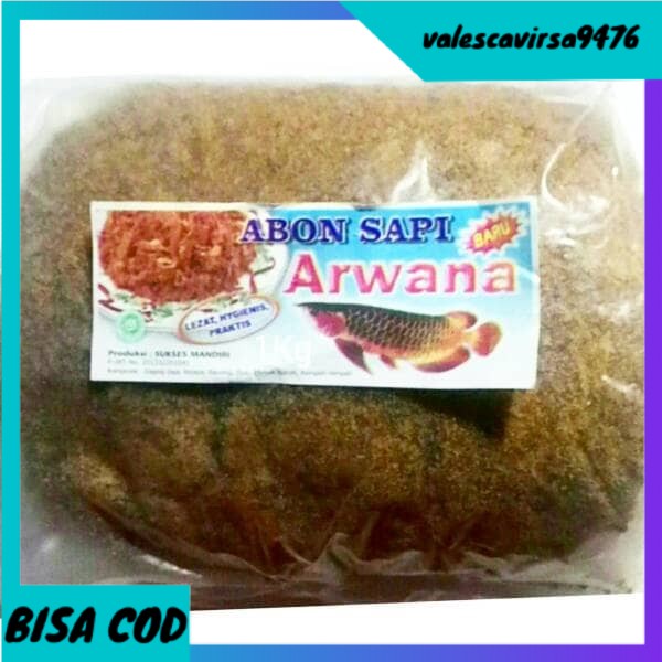 

⭐BISA COD⭐ Abon Sapi Cap Arwana 1 Kg