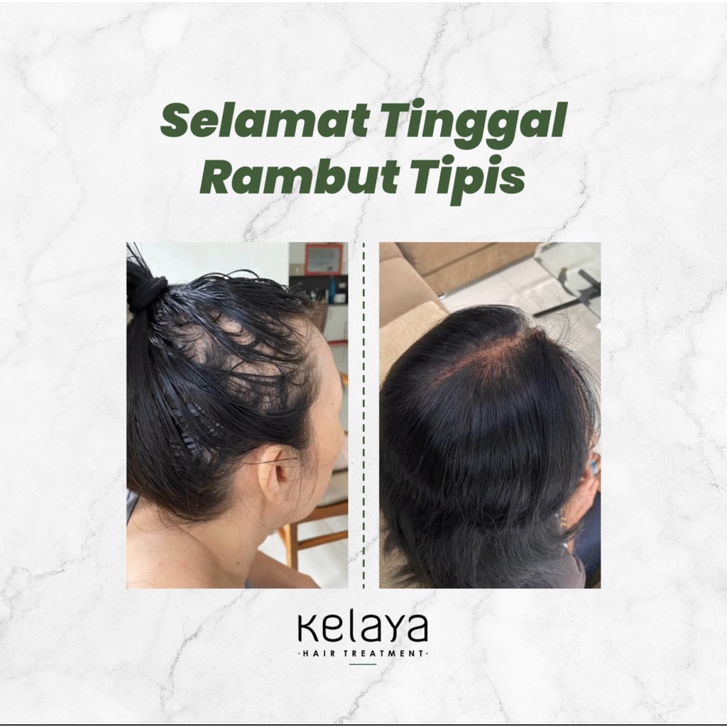 Kelaya Hair Treatment Shampoo / Shampo Sampo Penumbuh Pemanjang Penghitam Rambut Anti Rontok Ketombe