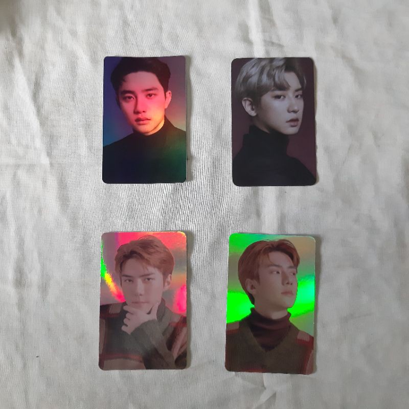 EXO FLO PHOTOCARD ROUND 2 3, 2nd & 3rd HOLOGRAM (CHANYEOL DO KYUNGSOO D.O SEHUN)