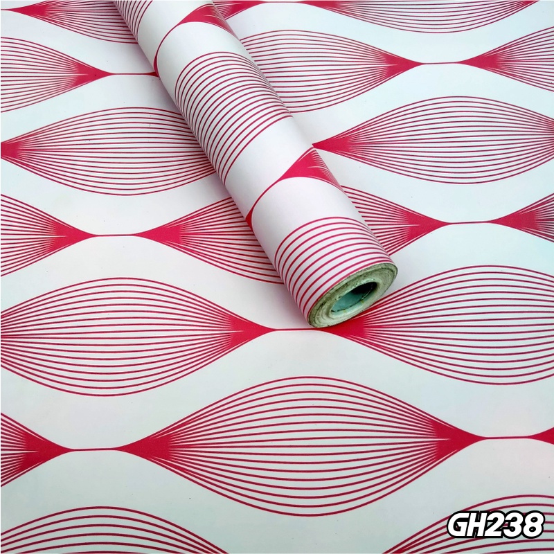 PAKET 5 ROLL - Wallpaper dinding wallpaper stiker wallpaper 3D wallstiker wallpaper motif ukuran 45cm X 9meter