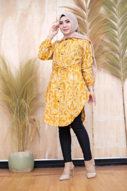 Tunik Cantik kancing depan