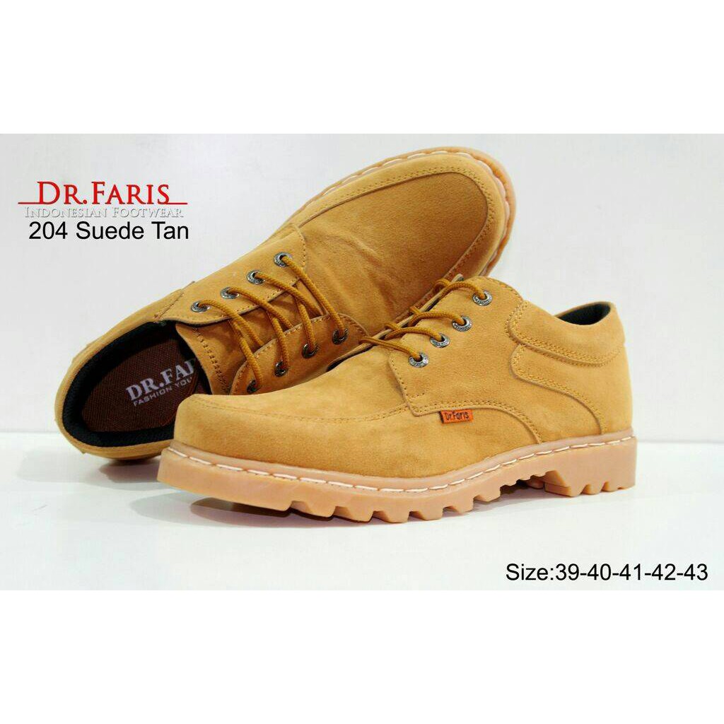 DR. FARIS 204 SEPATU SEMI BOOTS SUEDE PRIA KEREN MURAH BERKUALITAS
