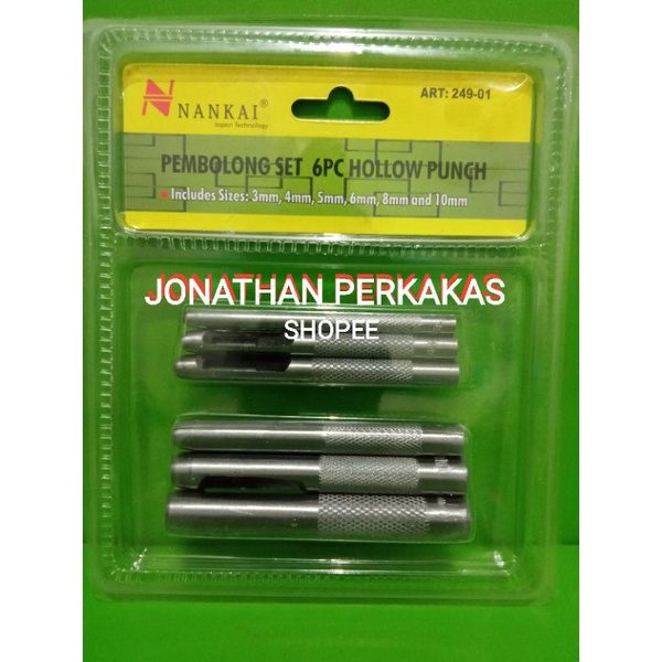 

hollow puch 6pcs nankai pembolong kulit nankai 6pcs plong set nankai 6pcs