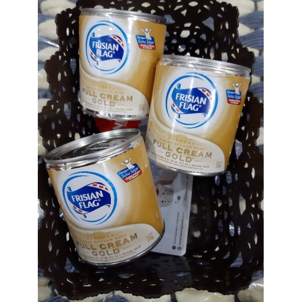 

Frisian Flag Gold Bendera Kental Manis Kaleng 370 gr