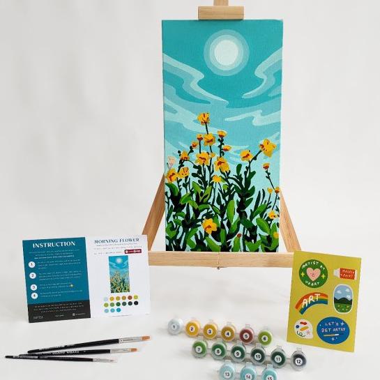 

Paint by Number Kit - Pemandangan Bunga (Morning Flower)