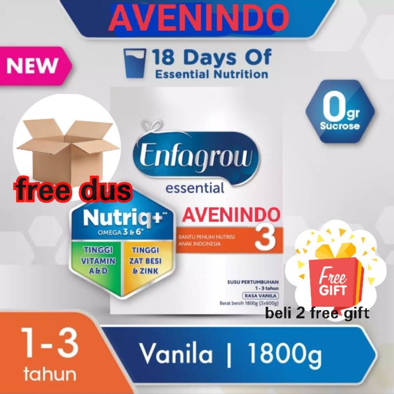 enfagrow essential 3 1800 gram susu formula enfagrow essential 3 1800gr 1800 gr