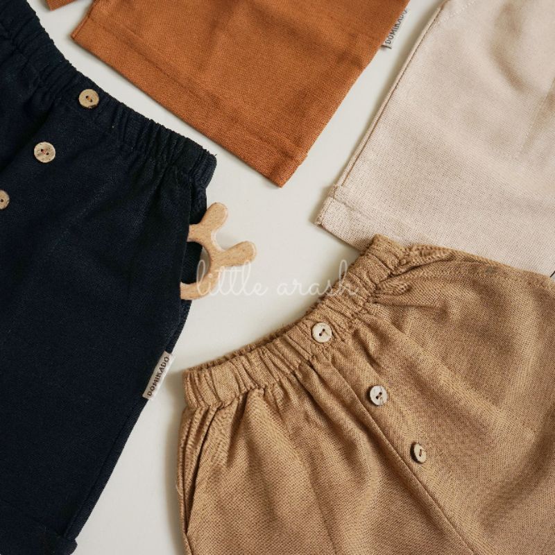 Domikado | Ayden Baggy Pants | Celana panjang anak bahan linen