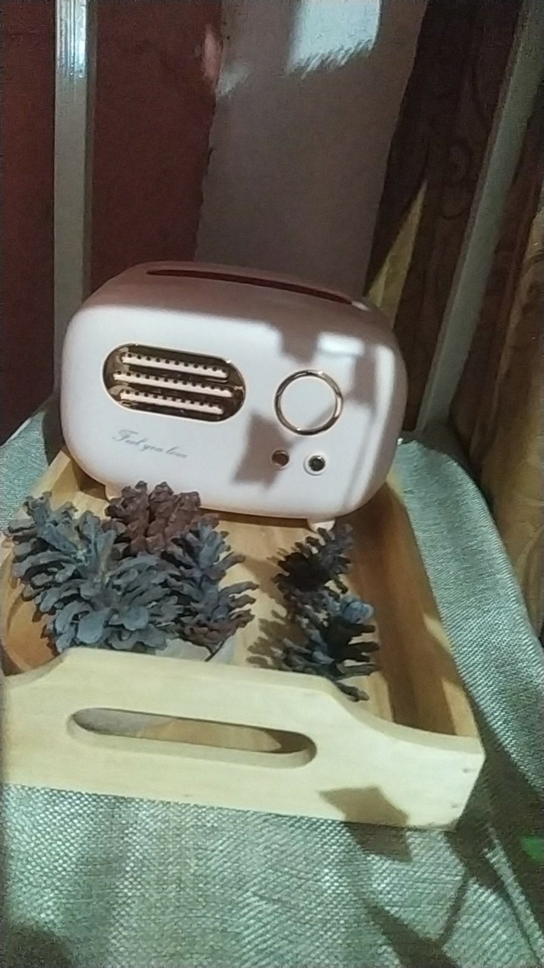 Os Kotak Tisu Kreatif Bentuk Radio Untuk Ruang Tamu / Kotak Tissue Radio / Restoran / Rumah