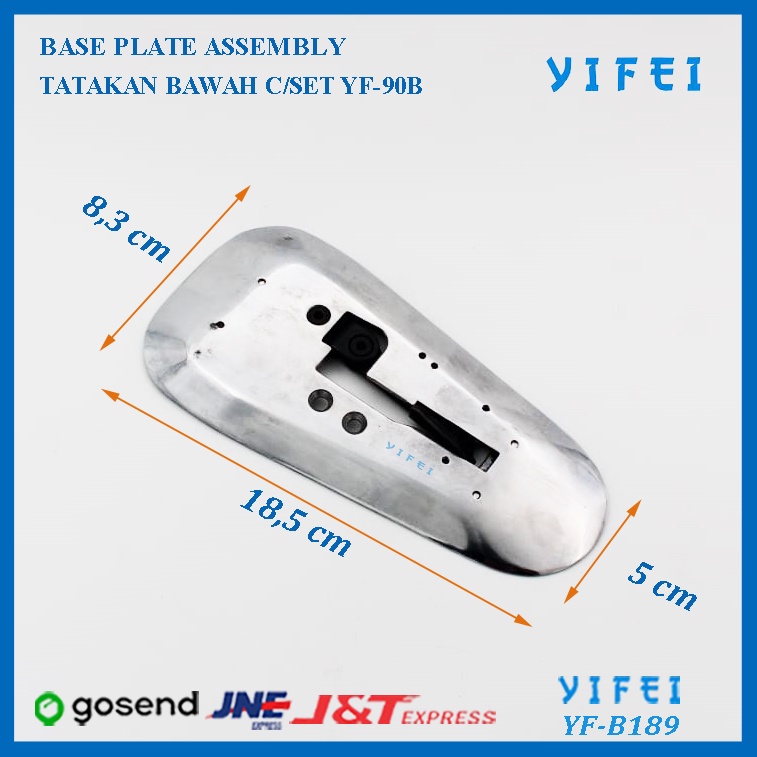 BASE PLATE ASSEMBLY YIFEI YF-B189/TATAKAN BAWAH C/SET YF-90B