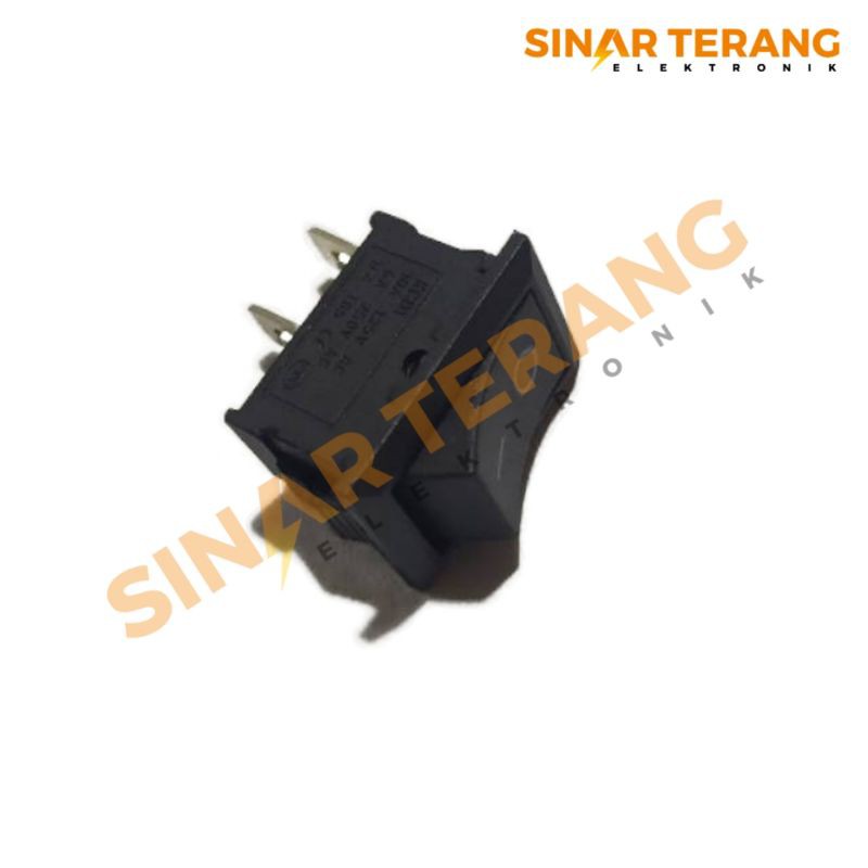 Saklar switch On-Off Hitam 2pin 20x15mm