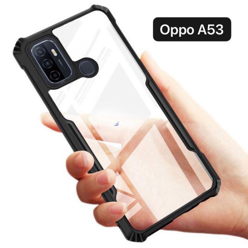 case oppo A5/ A9 2020/ A15/ A15S/ A53/ A33/ A52/ A92/ Fuze armor transparant oppo