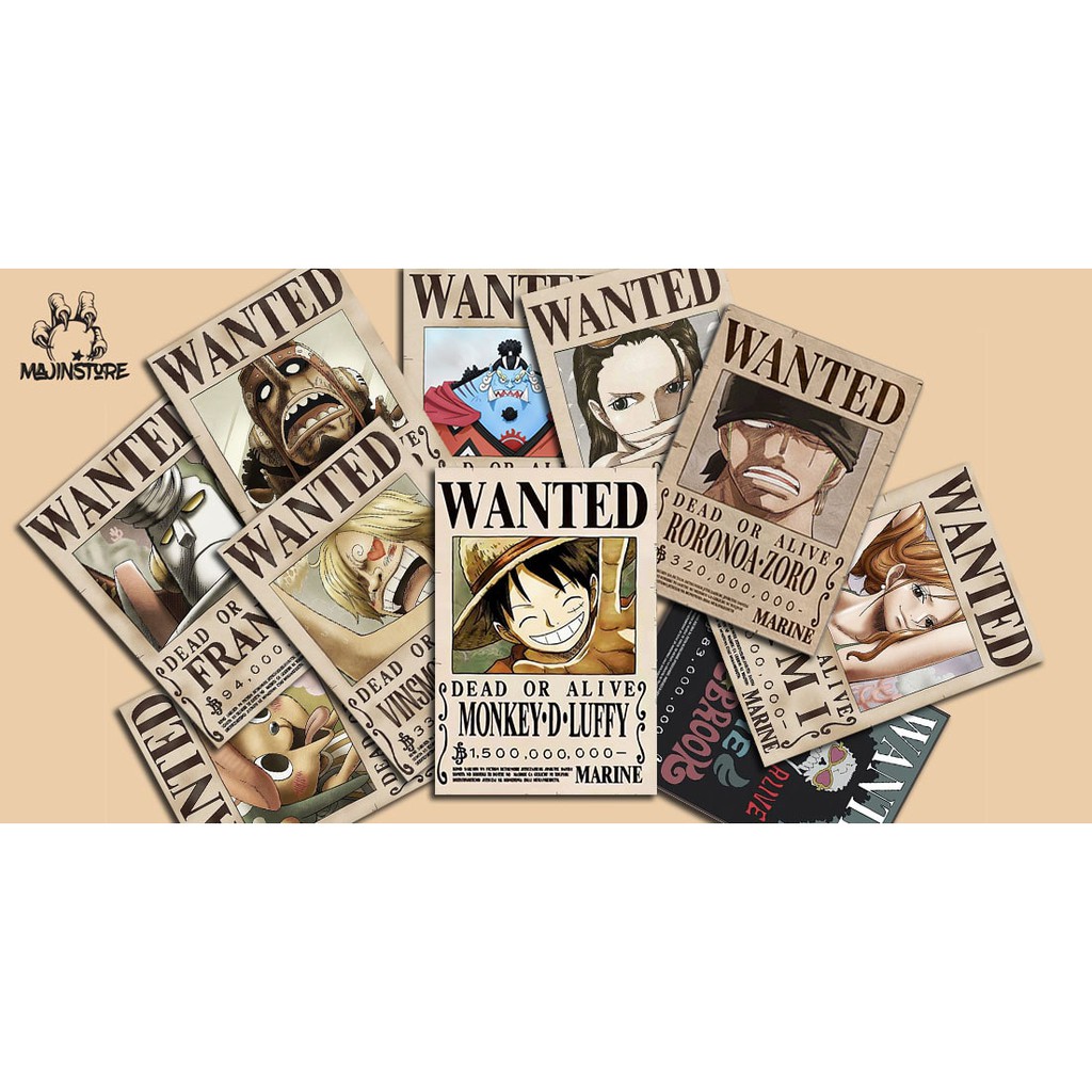 Poster Wanted One Piece