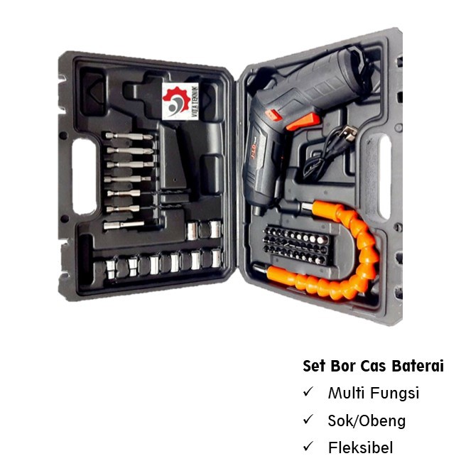 JLD 4.2V bor obeng baterei bor baterai cordles drill obeng portable tanpa kabel