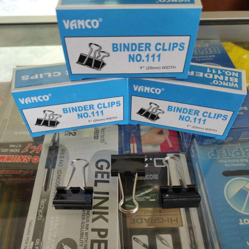 

Binder Clips VANCO no.111 isi 12pcs