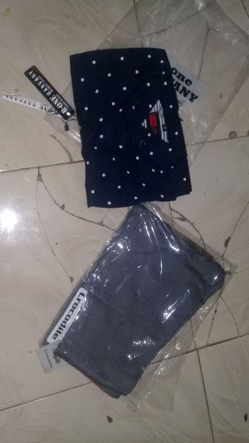 Kemeja Pria Lengan Pendek Bahan Rayon Halus Motif Jahitan Bagus Nyaman Dipakai