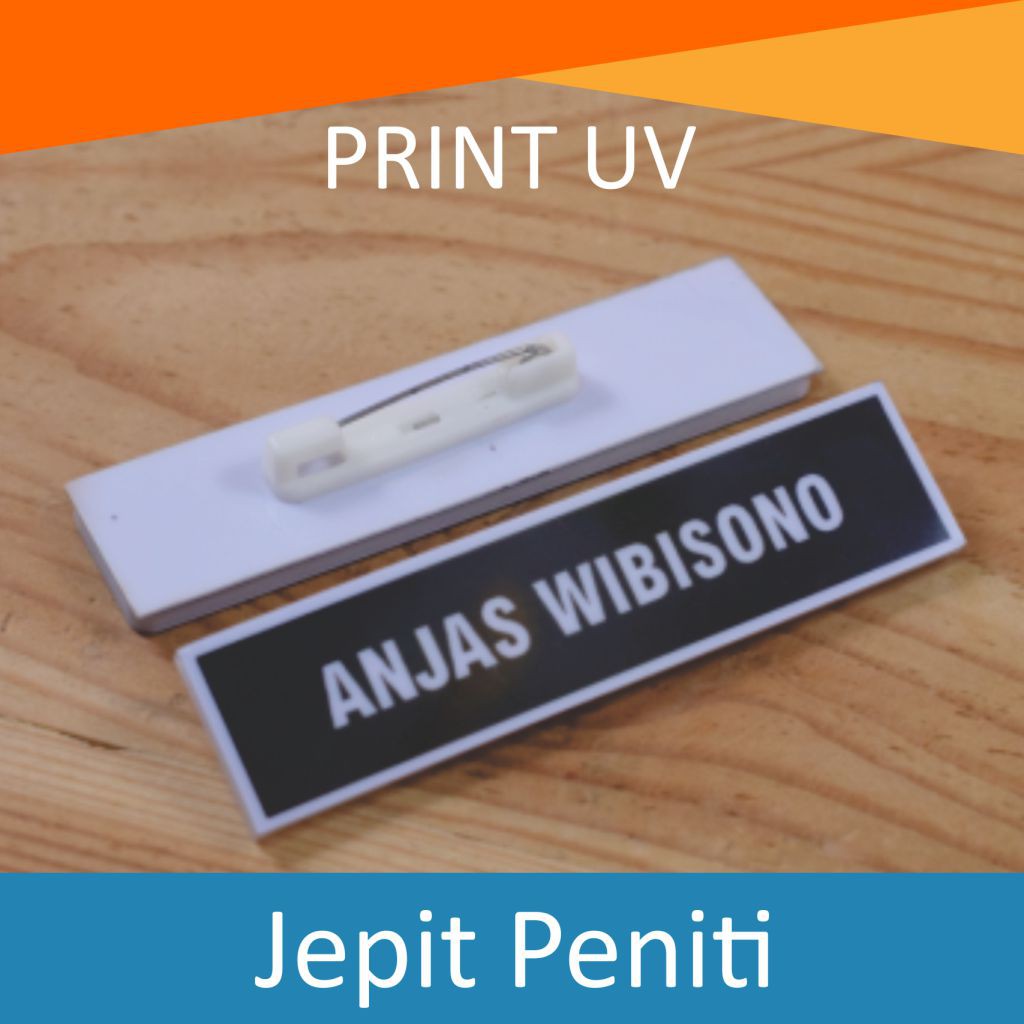 

Nama Dada Name Tag Akrilik Custom
