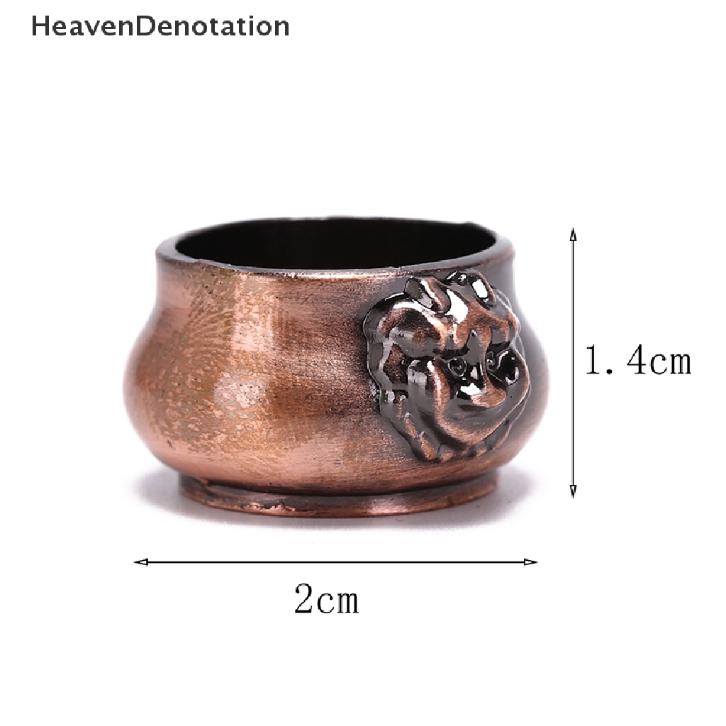 [HeavenDenotation] alloy lion incense burner censer church plate holder for cone sticks