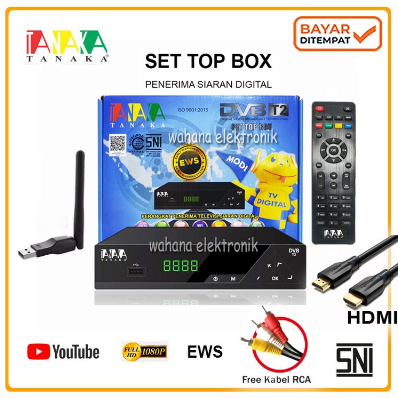 STB Merk Tanaka untuk Menangkap Siaran TV Digital
