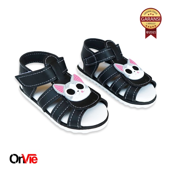 Sepatu Sandal Anak Perempuan Karakter Kucing Lucu | Sandal Anak Onvie