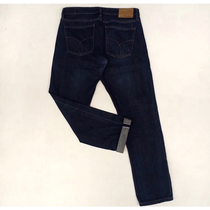 calvin klein selvedge jeans size 32