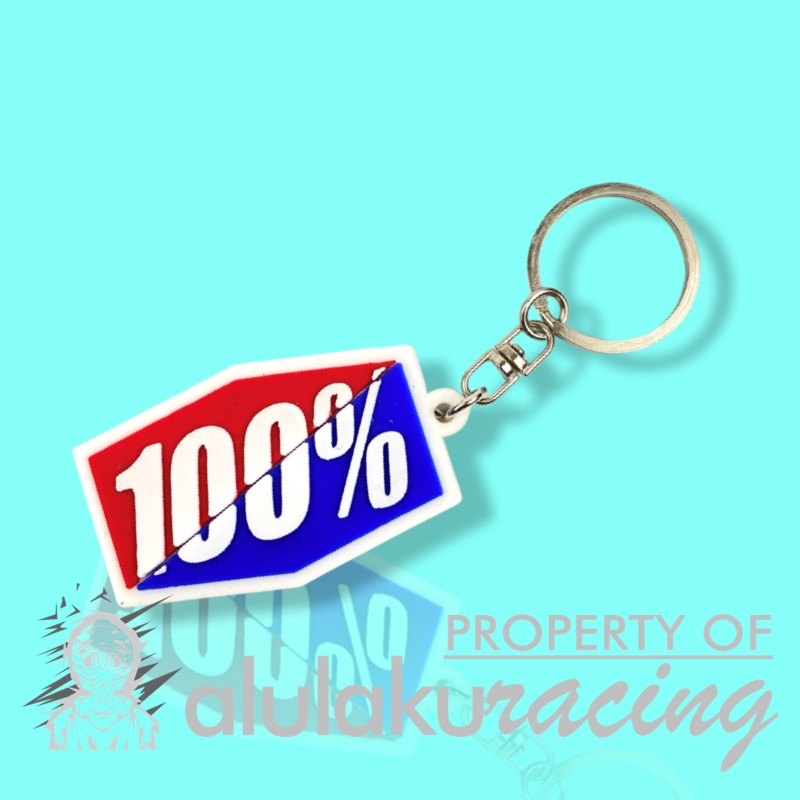 Gantungan Kunci / Keychain Motocross Trail Logo 100 Percent - SP001