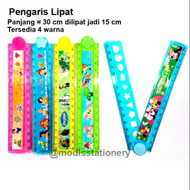 

Pengaris fancy lipat