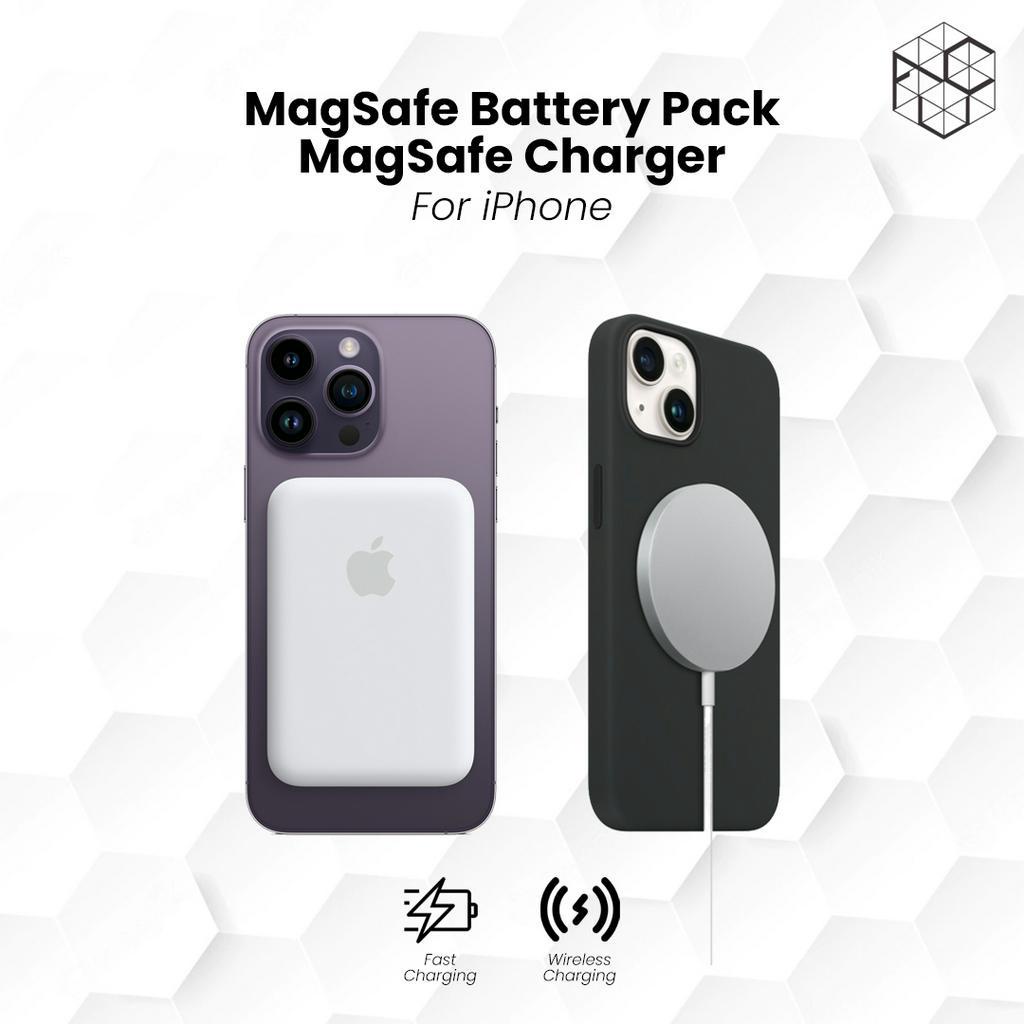 MagSafe Charger Battery Bank Wireless for iPhone Isi Daya Nirkabel Fast Charging