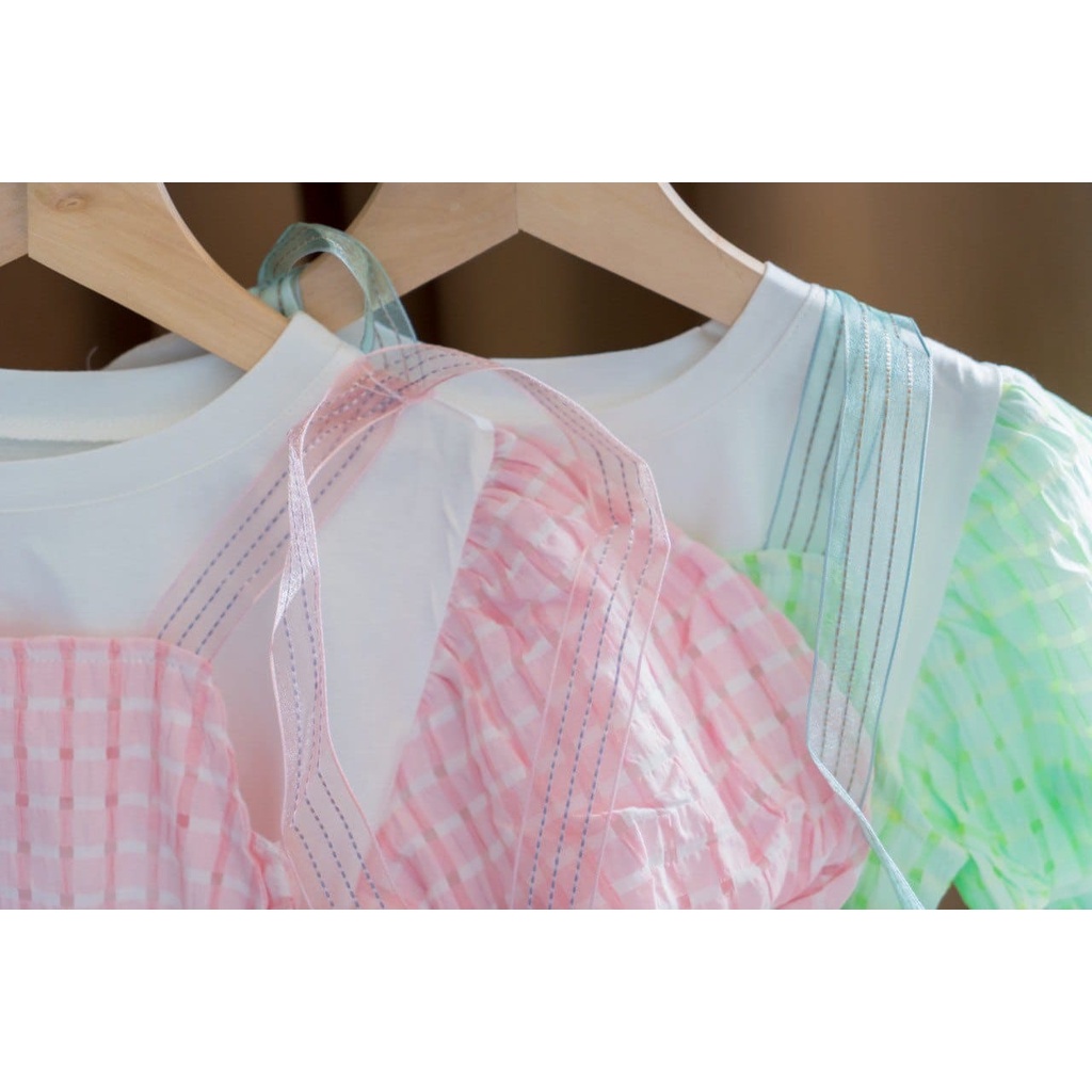 Promo !! Setelan Dress anak perempuan/dress simple murah/ setelan webbing baloon dotted import uk 3-8th