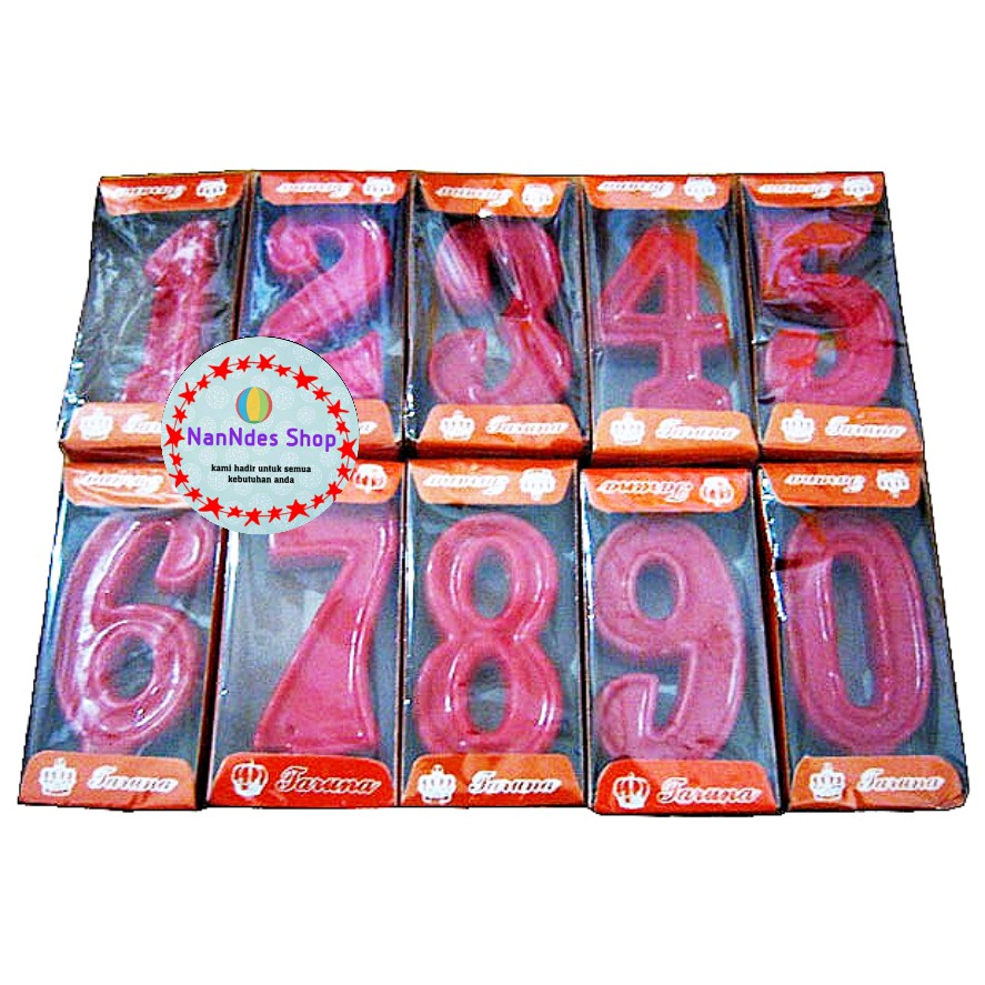 Lilin Angka Merah Ulang Tahun / Lilin Ulang Tahun Angka Taruna