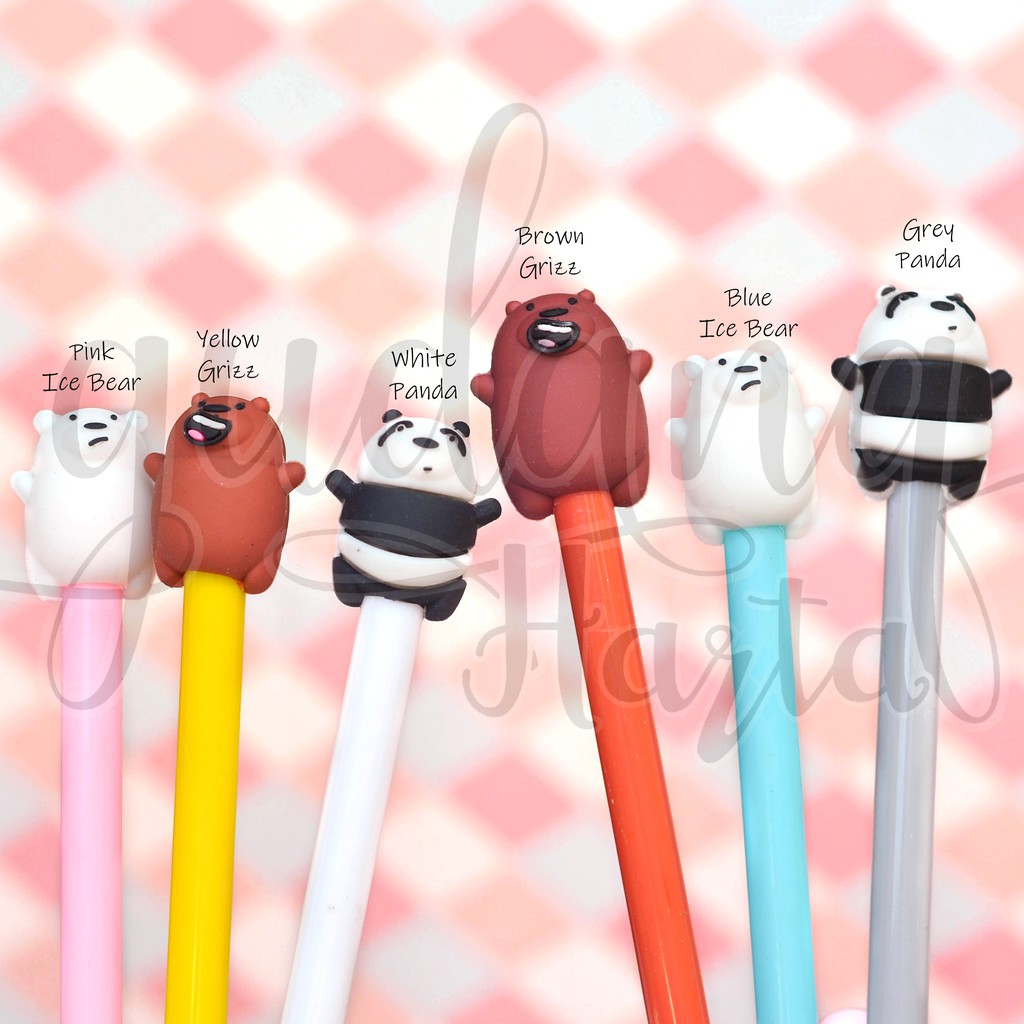 

Pulpen We Bare Bear Panda Lucu Beruang Unik Pena Ballpoint GC 307051
