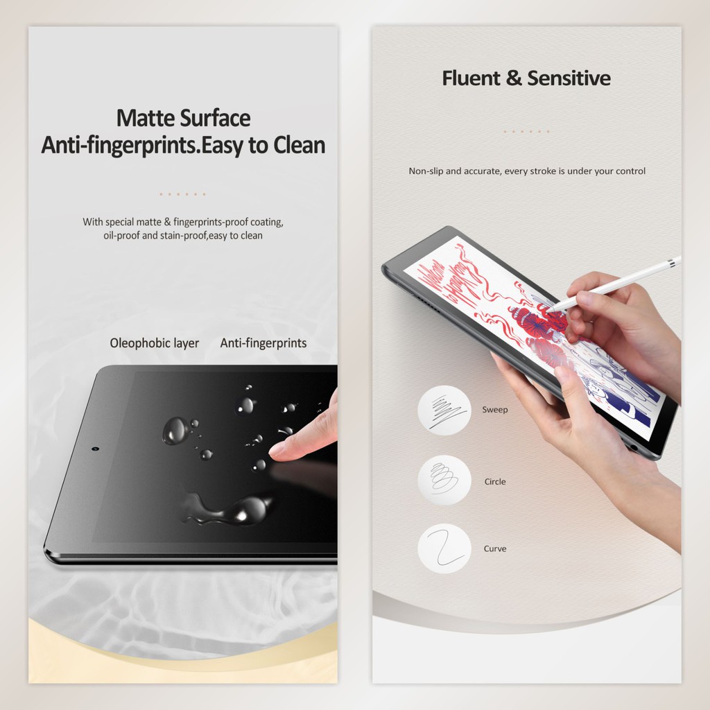 USAMS Paper Like Screen Protector for iPad Series