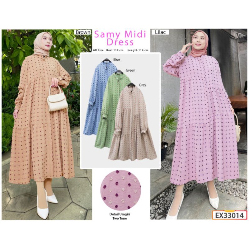 midi dress extu gamis extu