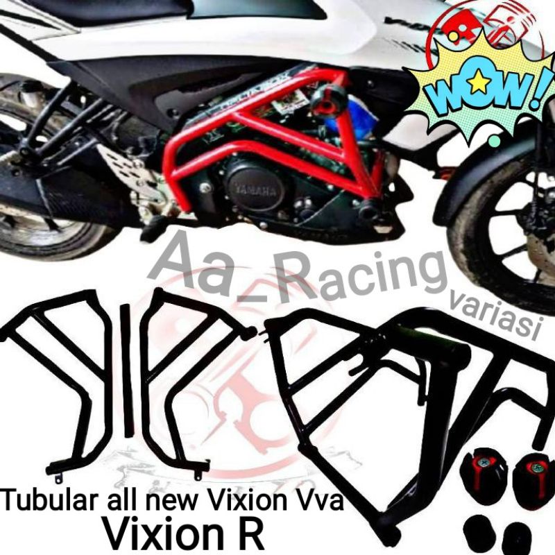 Tubular model tumpuk vixion All new Vva Vixion R 2017-2020