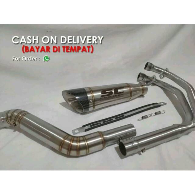 Knalpot SC project motor 250cc dan 150cc