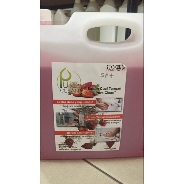 

Sabun Cuci Tangan Aroma Strawberry "Pure Clean" 5 L