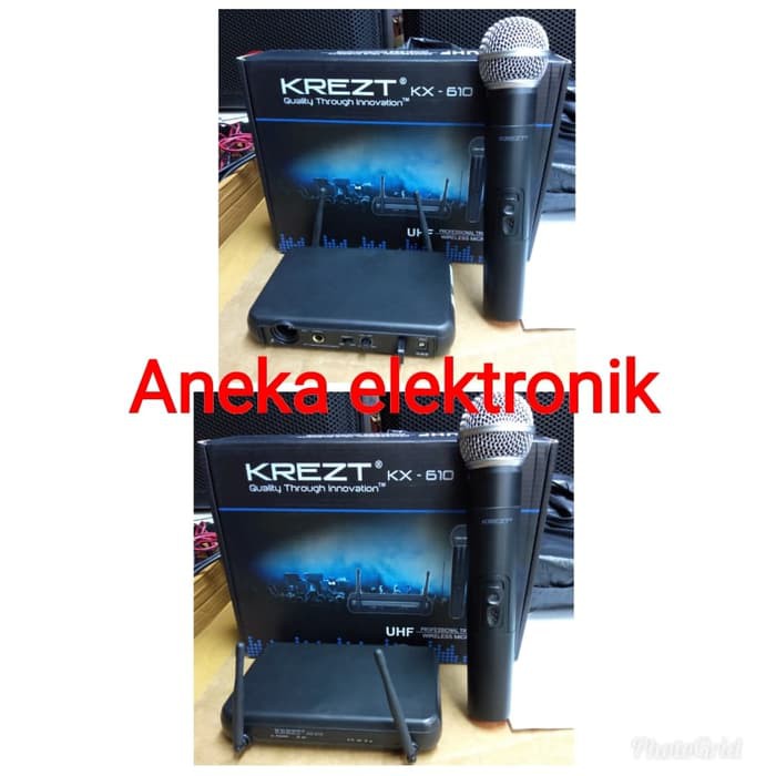 MIC WIRELESS KREZT KX 610 ORIGINAL  single mic