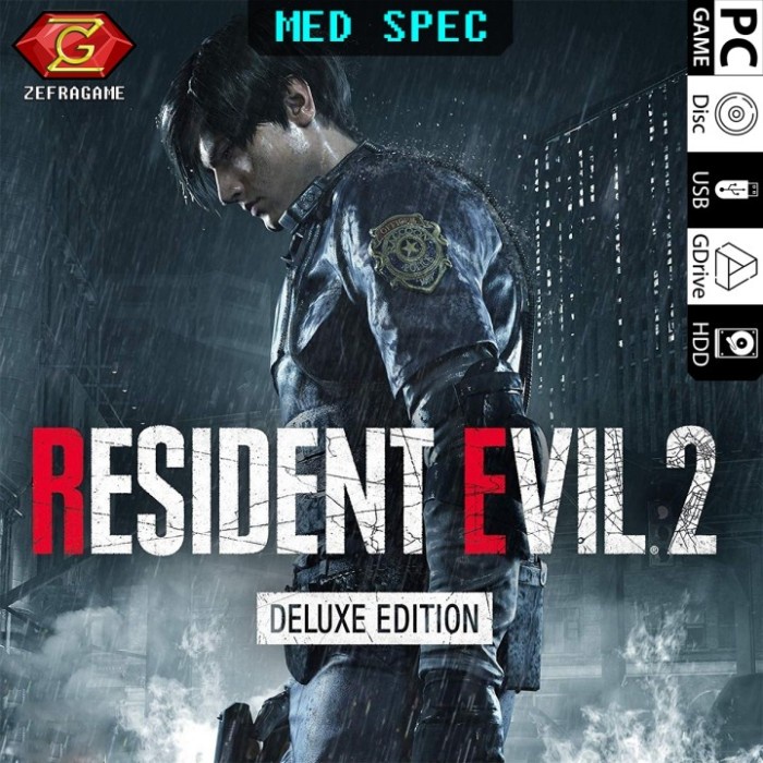 (READY) RESIDENT EVIL 2 : REMAKE Deluxe Edition / RE2 / RE 2 (CD DVD GAME PC) - GDrive